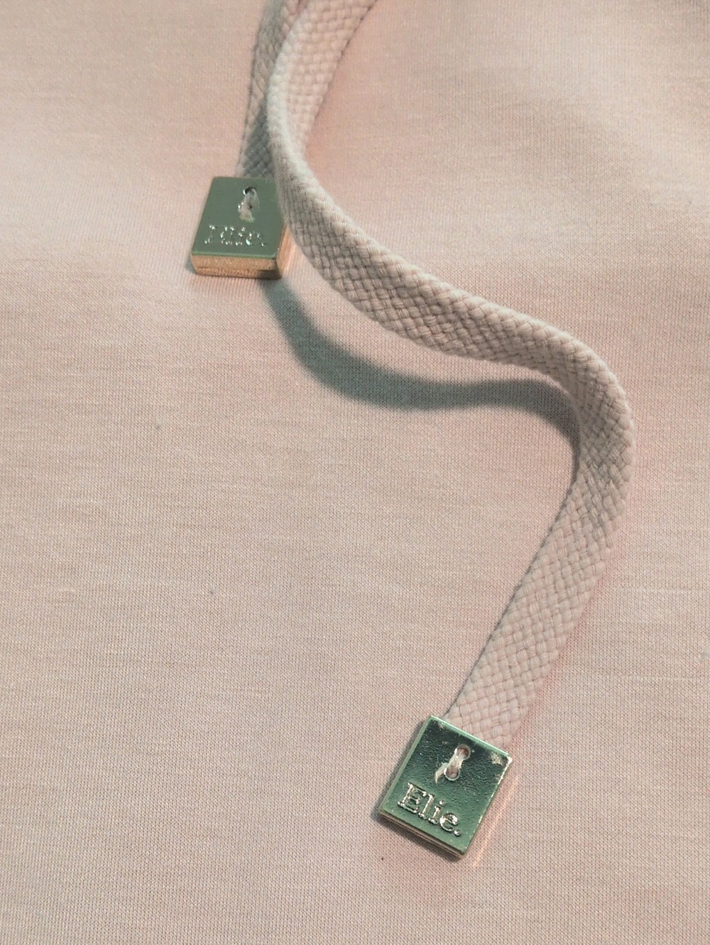 Elie Tahari Sleeveless Knit Hoodie Tee Light Pink Size Medium - Picture 4 of 7